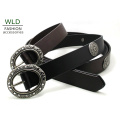 New Style Lady′s Fashion Rivet PU Belt Ky6291